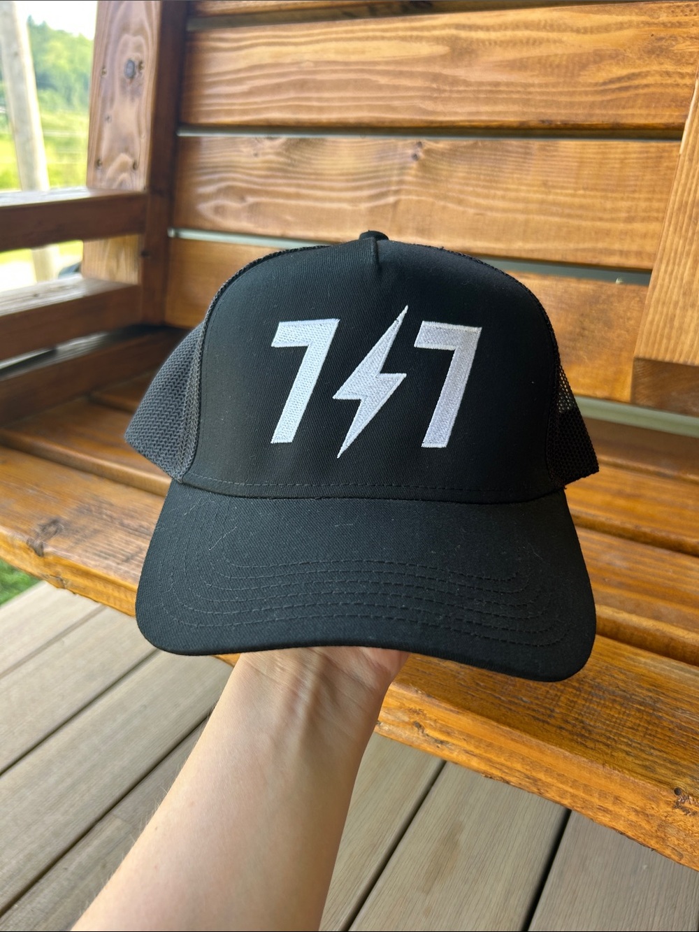 Warren Zeiders 717 adjustable 5 panel trucker hat